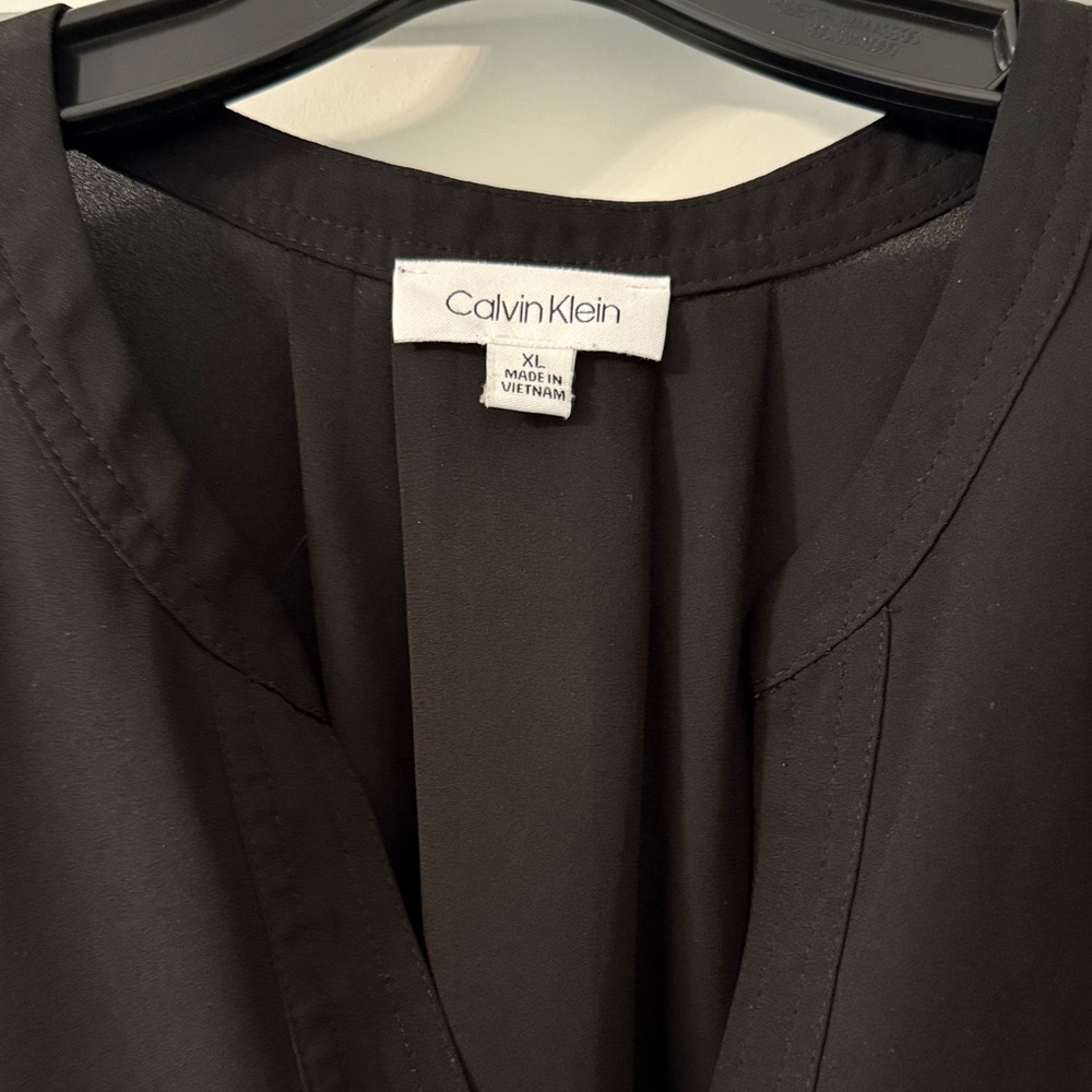 Calvin Klein Black Blouse - Picture 2 of 9